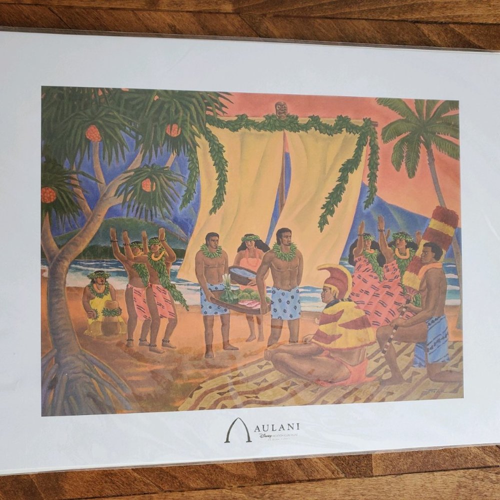 Disney Vacation Club Aulani Resort Print Makahiki